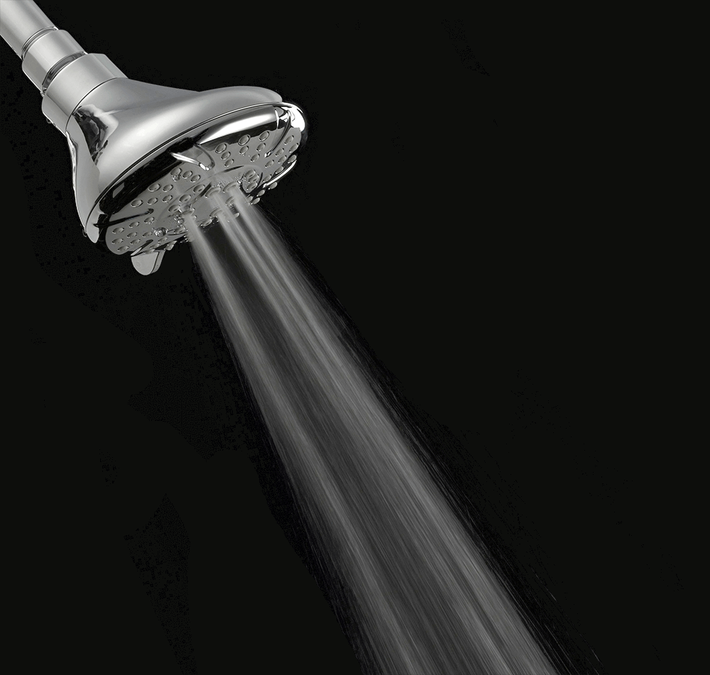 Download Aquabliss High Pressure 6setting Fixed Shower Head Full Size PNG Image PNGkit