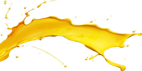 Impact - Yellow Water Splash Png (500x249), Png Download