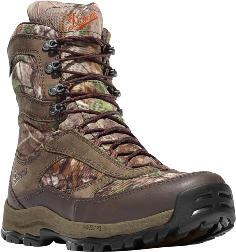Boots - Danner High Ground 8in Mens Realtree Xtra Leather Hunting (1000x521), Png Download