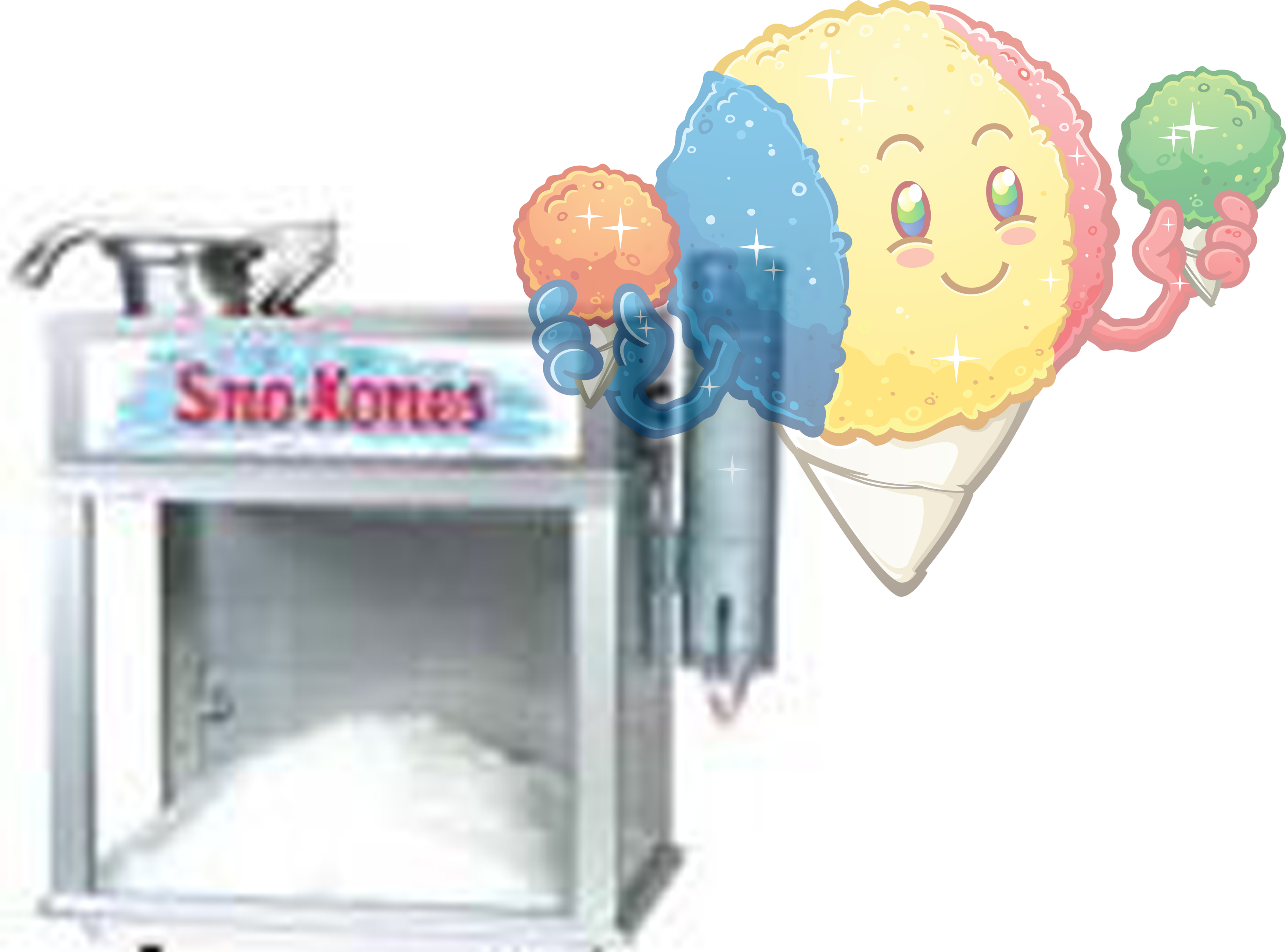 Sno-cone Machine - Snow Cones And Cotton Candy Machines (3500x2592), Png Download