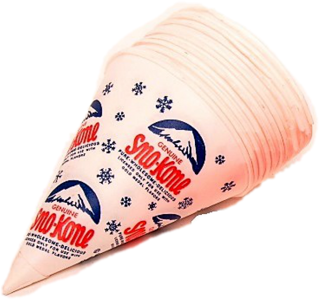 Gold Medal Snow Cone Cups 6 Oz Paper (800x800), Png Download