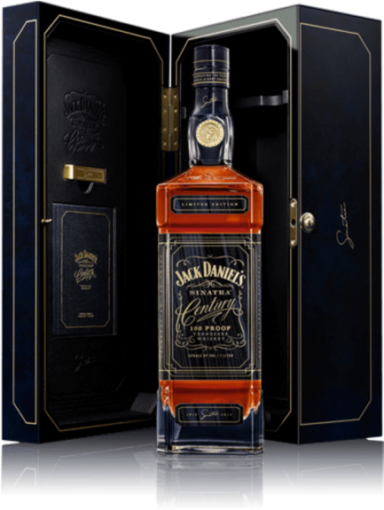 Whisky Jack Daniel's Sinatra (433x575), Png Download