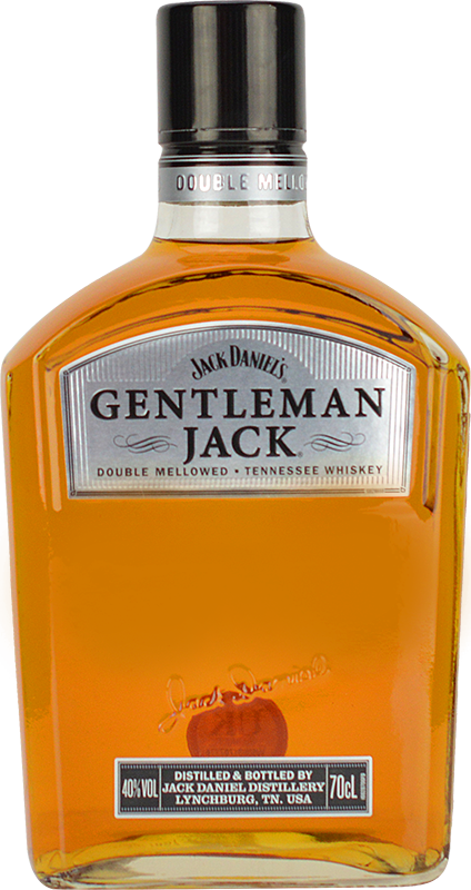 Engraved Text On A Bottle Of Personalised Jack Daniels - Whisky Gentleman (424x800), Png Download