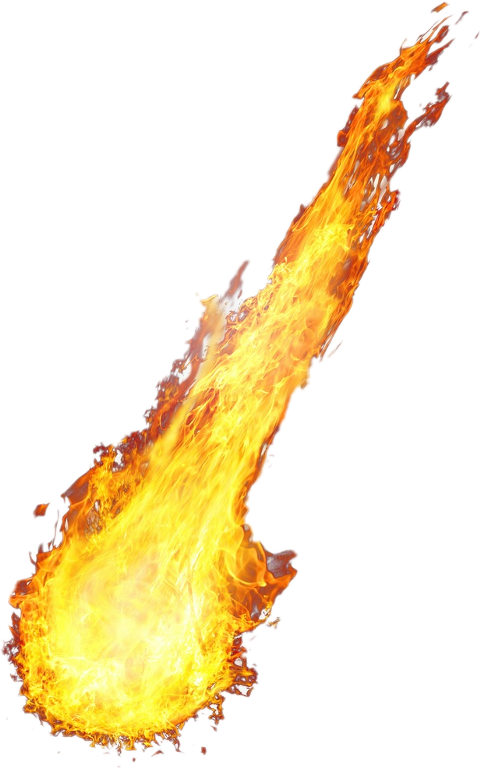 Svg Download Comet Clipart Flame Ball - Meteor Png (480x768), Png Download