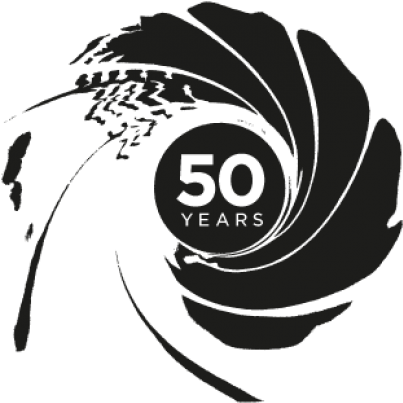 50th Anniversary Icon Png - James Bond Gun Barrel Logo (518x518), Png Download