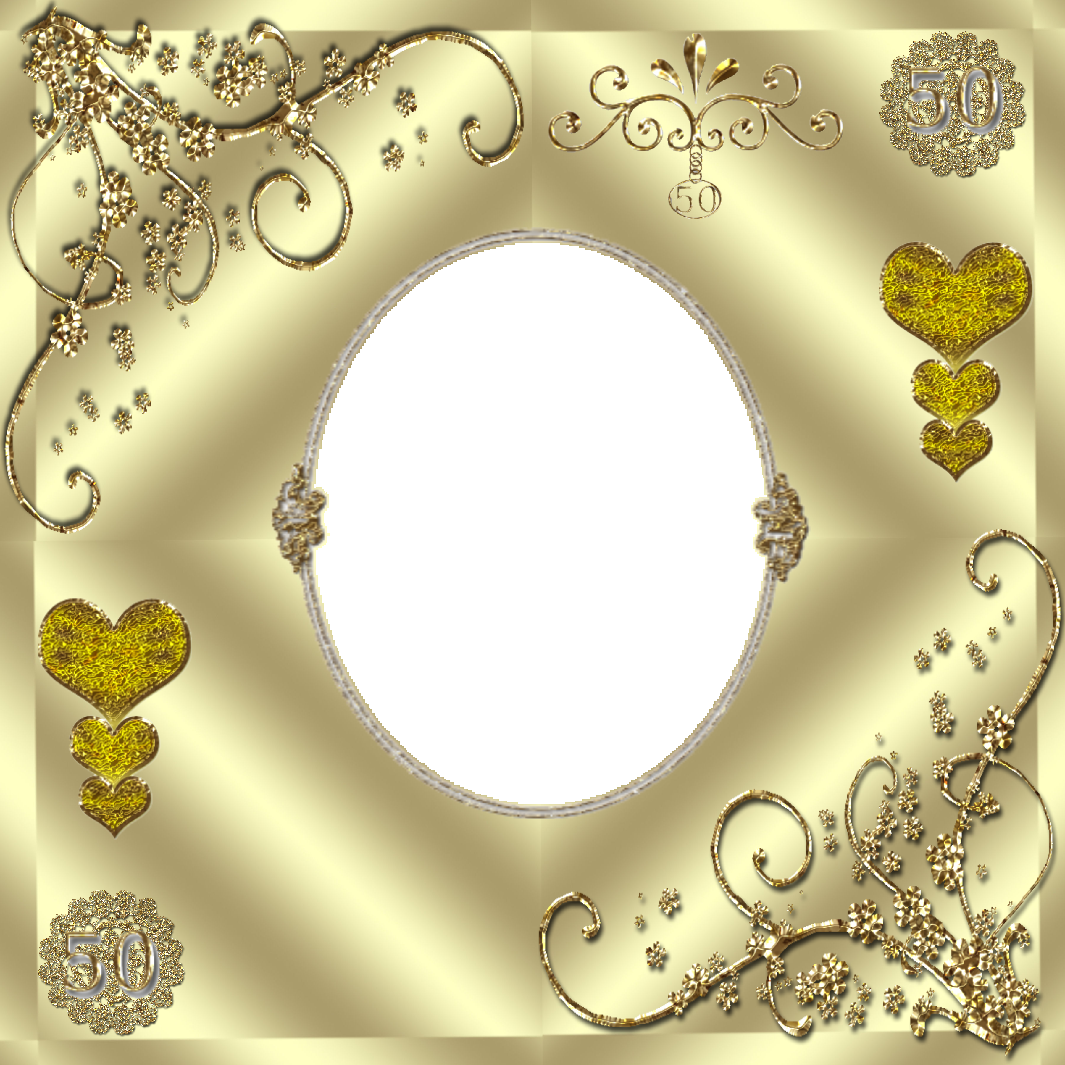 Png Wedding Anniversary Frames Png (3600x3600), Png Download