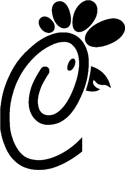 Chiefs Dominate Against War Eagles Png Logo - Chick Fil A Logo C (424x555), Png Download