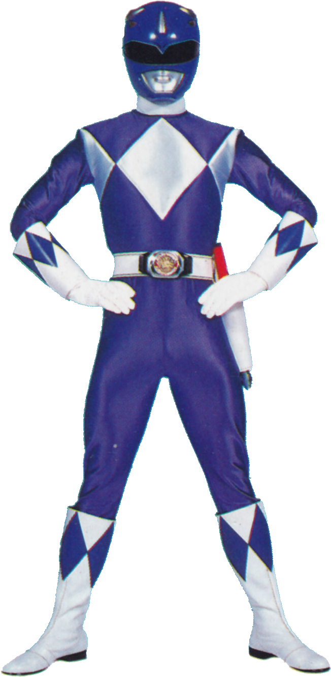 Blue Mighty Morphin Power Ranger - Power Rangers Mighty Morphin Blue Ranger (684x1356), Png Download