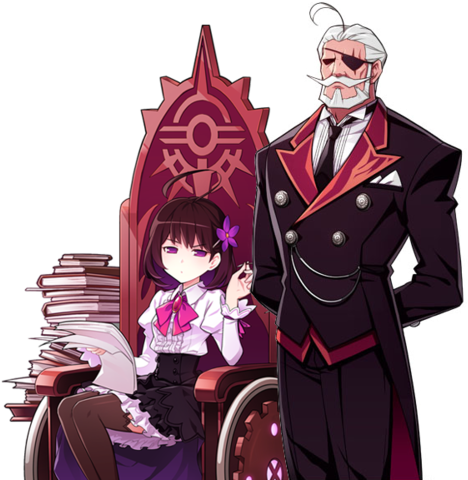 Edel & Sebastian - Edel Elsword (500x497), Png Download
