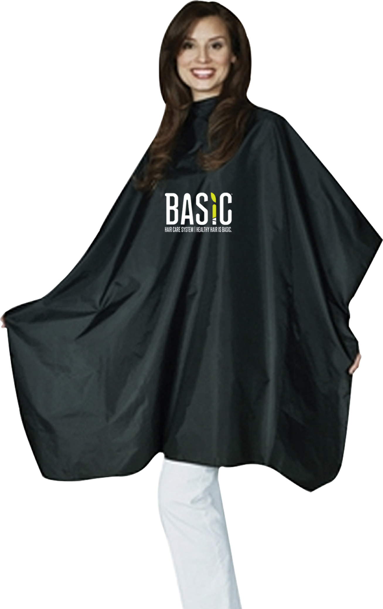Basic Combout-cape - Salonchic Teflon Multi-purpose Nylon Cape Snap Closure (1344x2102), Png Download