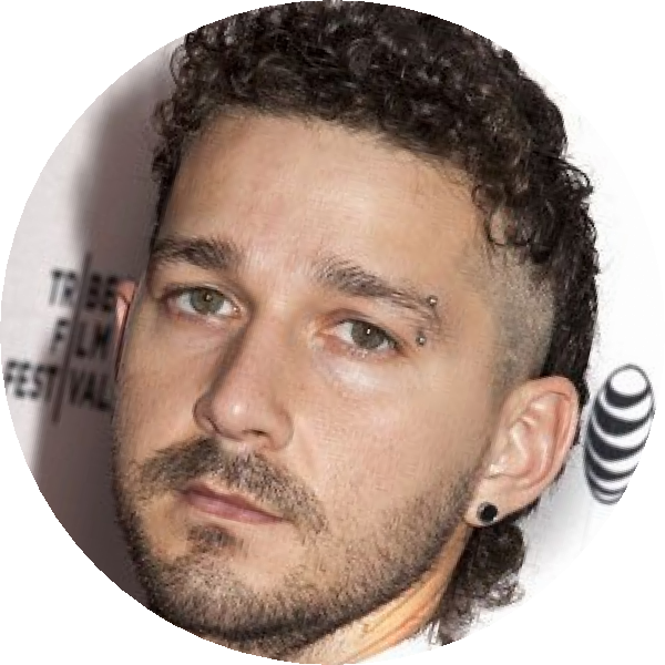 Shialabeouf - Caesar Cut (600x600), Png Download