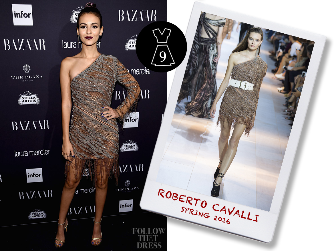 Victoria Justice In Roberto Cavalli Spring - New York City (1168x880), Png Download