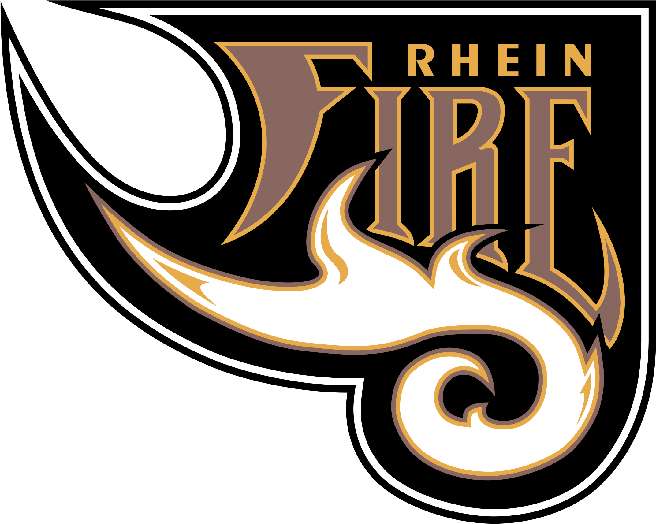 Rhein Fire Logo Png Transparent - Rhein Fire Logo (2400x2400), Png Download