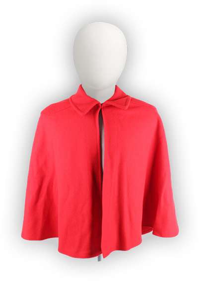 Image Of Red Nurse's Cape - Red (841x573), Png Download