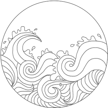 Neymar Jr - Waves Drawing (500x500), Png Download