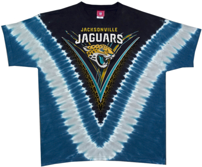 Nfl Jacksonville Jaguars V Tie Dye T Shirt By Liquid - Jacksonville Jaguars Balloon - Football (480x360), Png Download