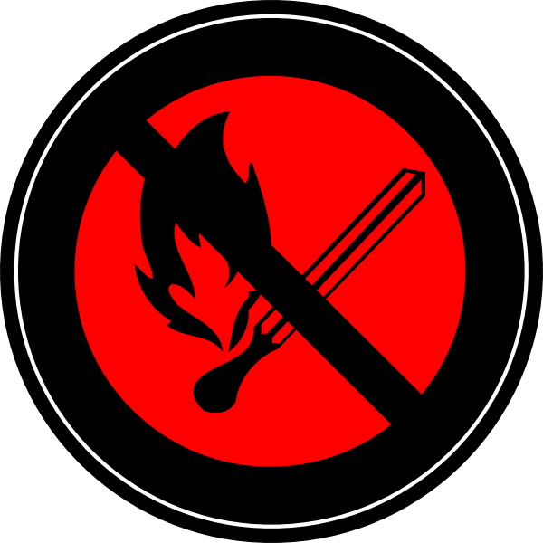 Do Not Play With Fire (600x600), Png Download