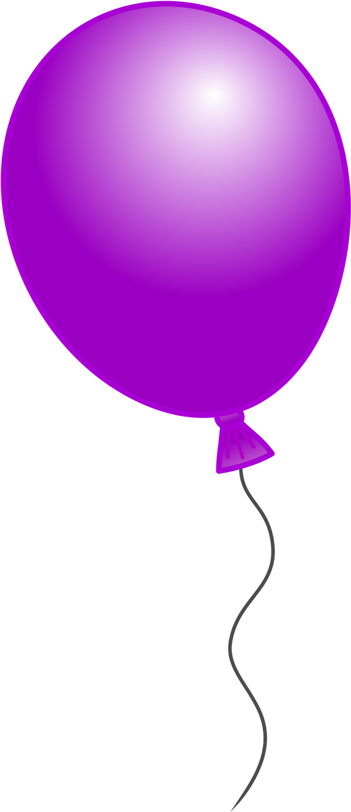 Watercolor Set For Holiday,birthday Balloons, Flags, - Single Balloons (463x1024), Png Download