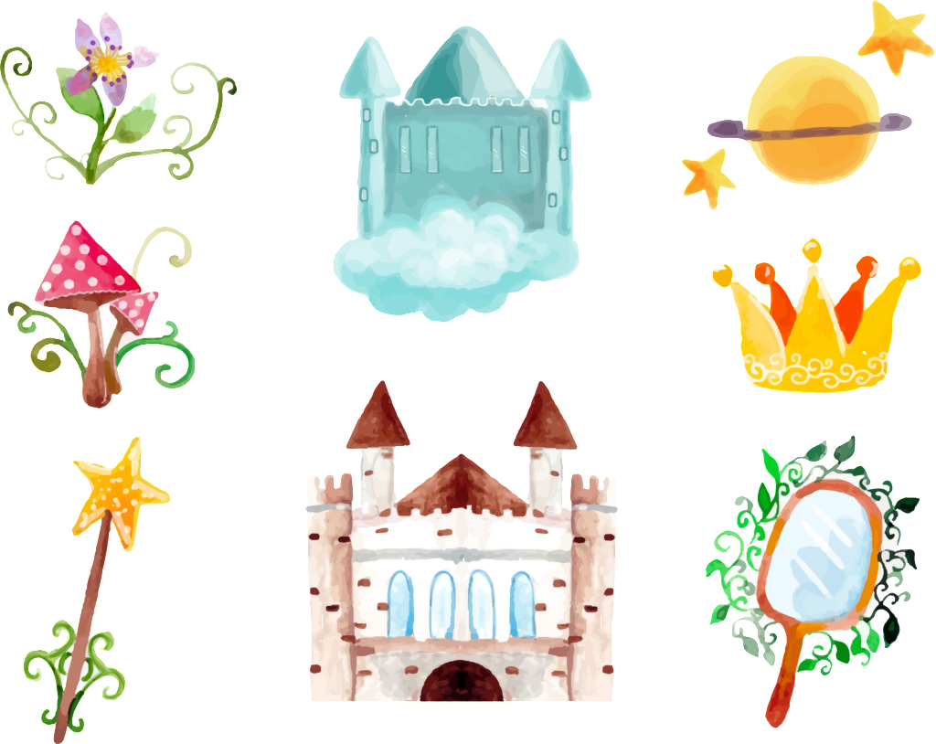 Este Gráficos Es Cartoon Fairy Tale World Supplies - Watercolor Illustration Of A Red Mushroom Wine Stopper (1024x814), Png Download
