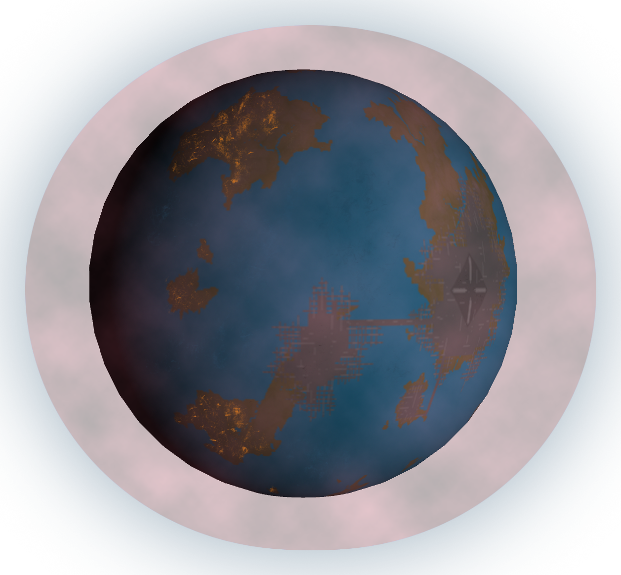 Planet Ocreon (1257x1164), Png Download