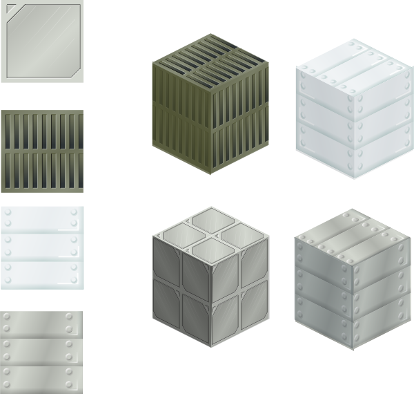 How To Set Use Metallic Tiles Svg Vector (600x570), Png Download