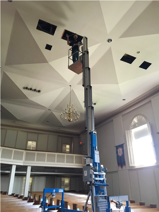 Lighting Repairs • Audio Repairs • Curtain Repairs - Ceiling (800x705), Png Download