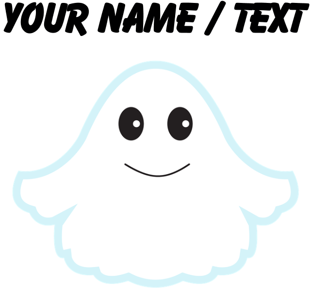 Custom Cartoon Ghost Pillow Case (700x700), Png Download