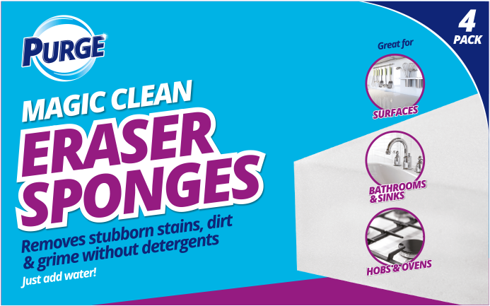 Cleaning Eraser Sponges - Graphic Design (800x620), Png Download