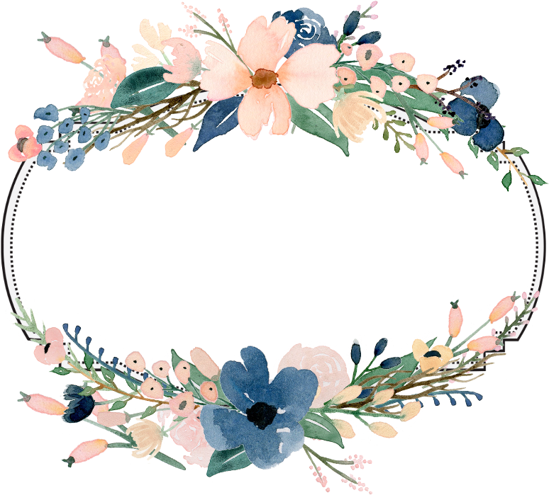 Frame Banner Flowers Floral Ftestickers - Cute Congratulations (1024x1024), Png Download