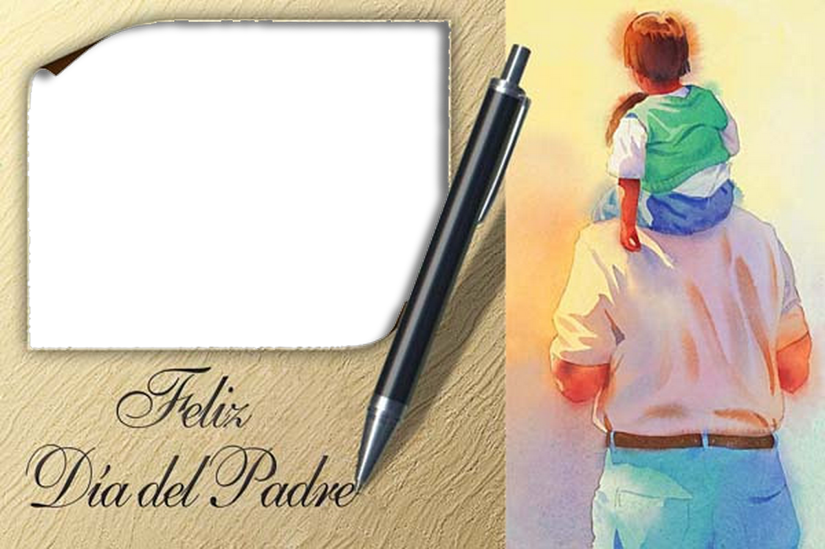 Marcos De Fotos Dia Del Padre (1200x798), Png Download