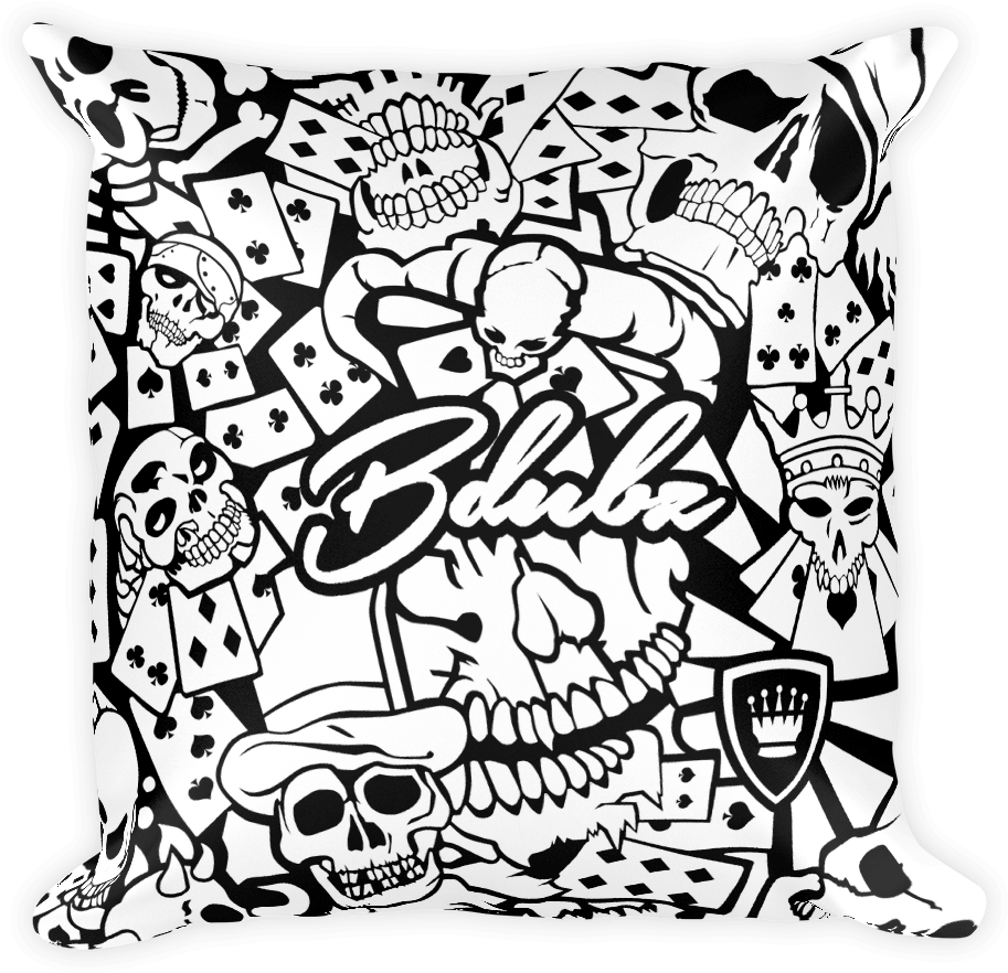 Gamblers Star Square Pillow Gamblers Star Square Pillow - Illustration (1000x1000), Png Download