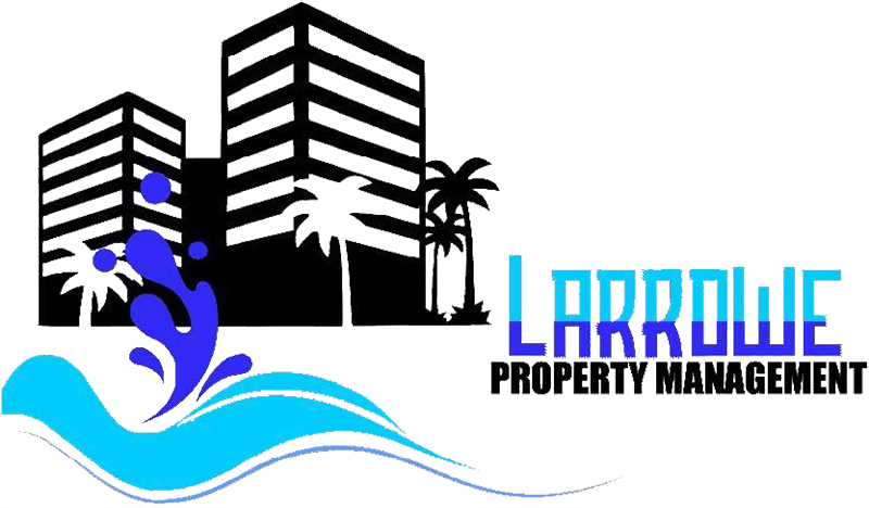 Larrowe Property Management, Llc - Palm Tree Clip Art Black (800x468), Png Download
