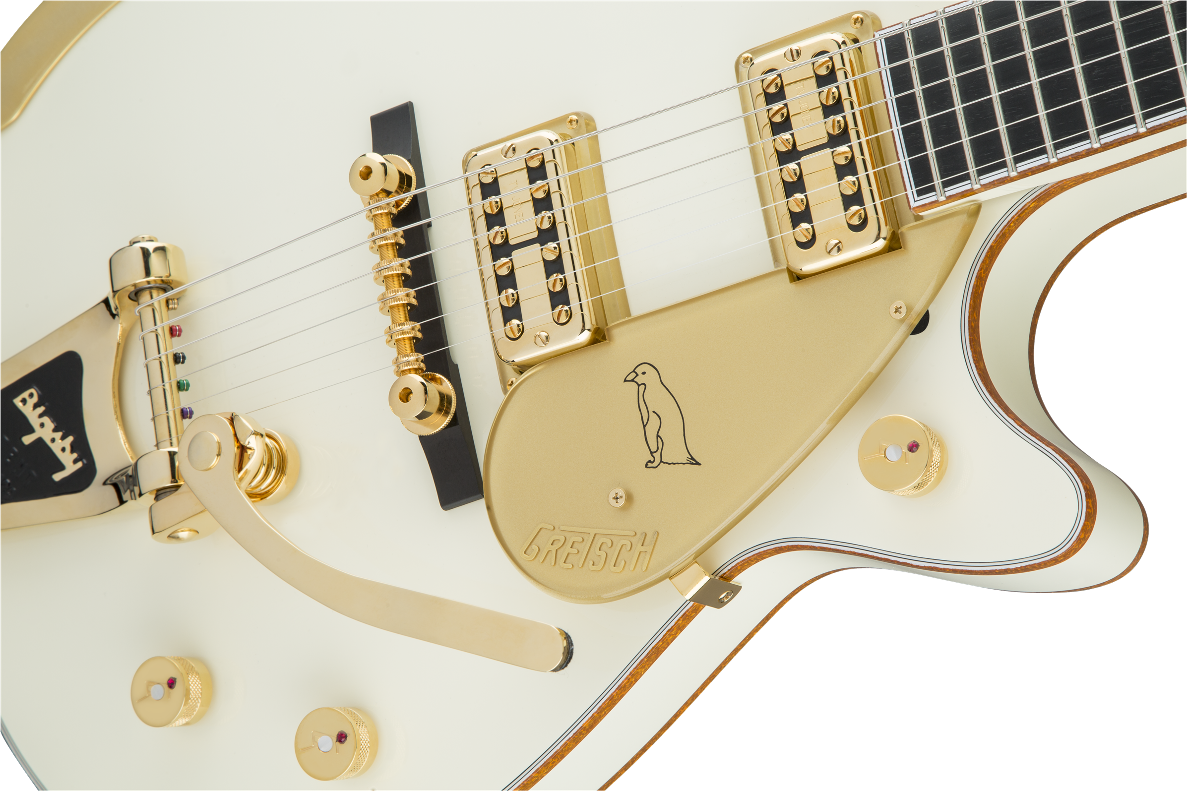 G6134t-58 Vintage Select '58 Penguin™ With Bigsby®, - Gretsch G6134t 58 Vintage Select 58 Penguin (2400x1602), Png Download