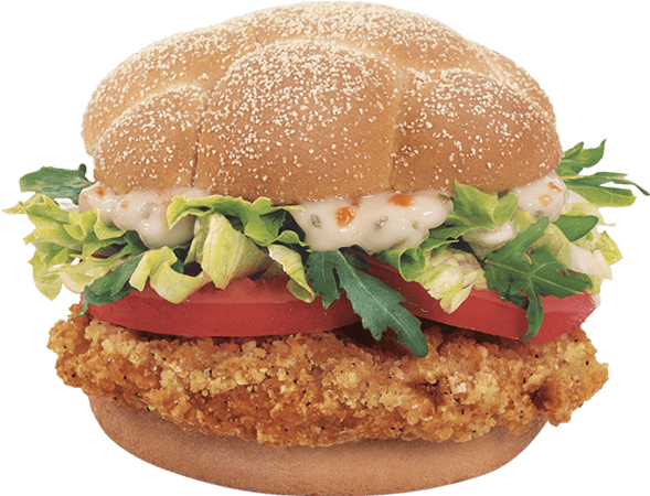 Fishchicken Content Burger Chicken V3 - Bacon Cheeseburger (720x550), Png Download