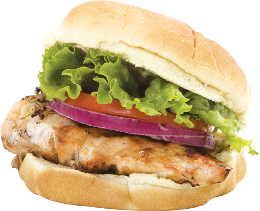 Grilled Chicken Sand - Hamburguer (937x937), Png Download