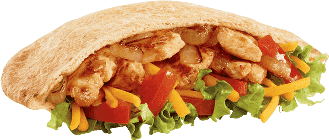 Chicken Fajita Pita Jack In The Box (1280x1280), Png Download