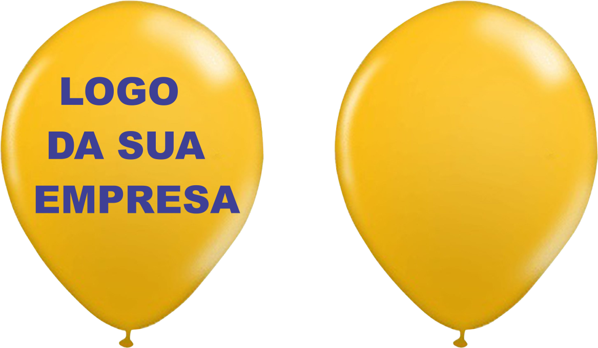 Balão Personalizado Impressão Um Lado, Uma Cor Para - Balloon (1167x680), Png Download