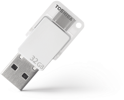 Store In A Flash - Toshiba Transmemory Usb C (640x640), Png Download