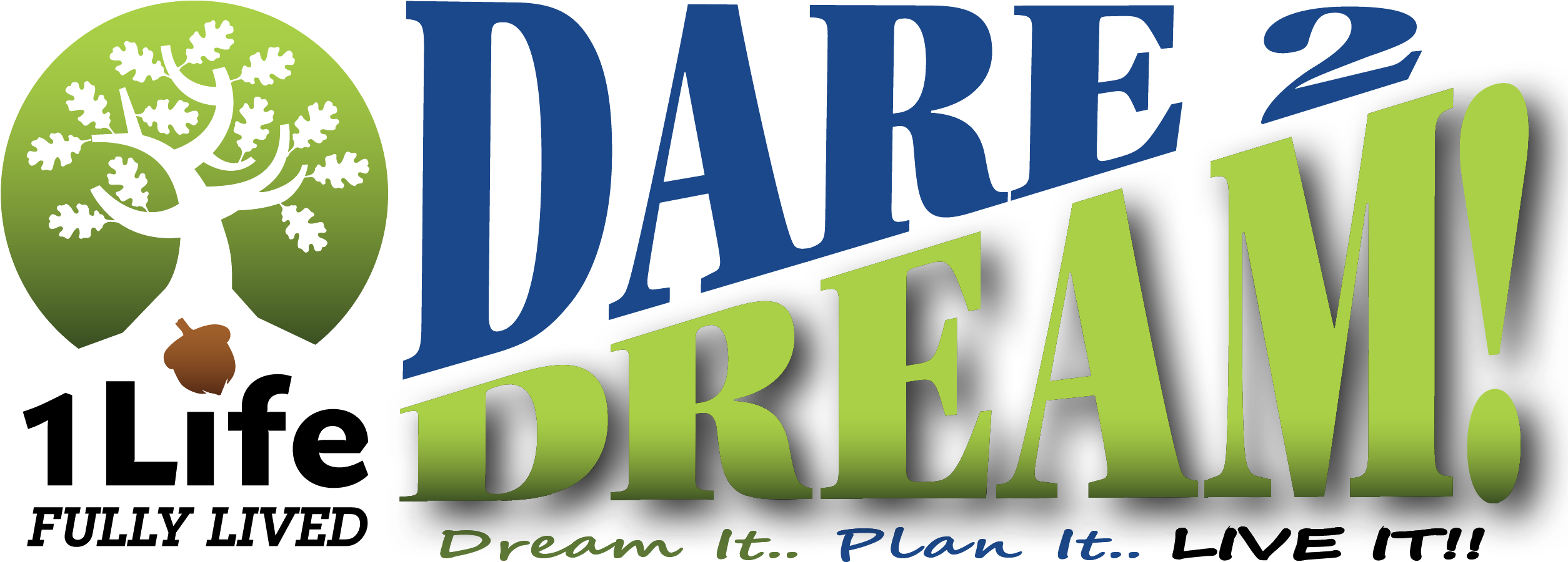 Dare 2 Dream - Graphic Design (2557x984), Png Download