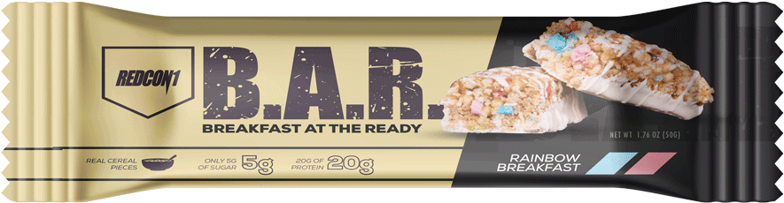 Bar - Rainbow Breakfast - Redcon1 Mre Bar (1000x1000), Png Download