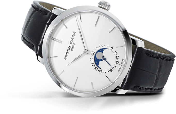 Manufacture Slimline Moonphase - Frederique Constant Classic Business Timer (800x500), Png Download