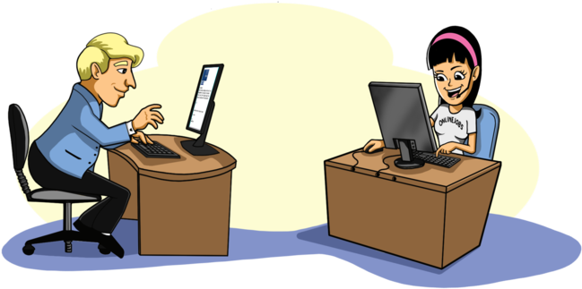 A Unique Twist On Outsourcing My Key To Success As - Cartoon (684x513), Png Download
