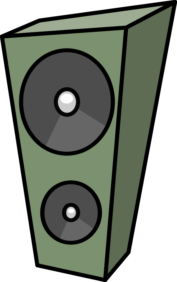Download Cartoon Speaker Vector Clip Art - Cartoon Speakers Playing ...