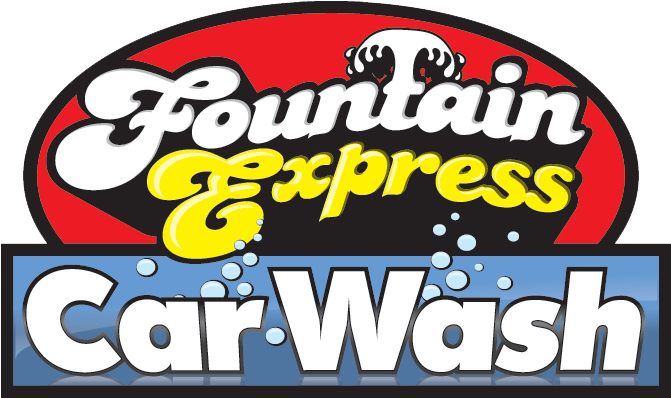 Fountain Express Car Wash - Illustration (905x397), Png Download