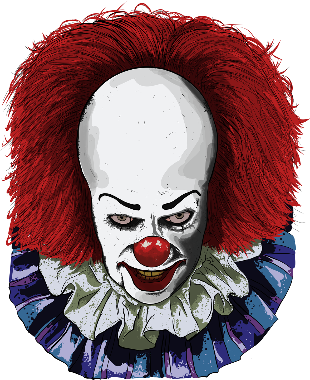 Save To Collection - Clown (1400x2163), Png Download
