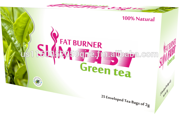 Slim Fast Green Tea - Green Tea Leaf (722x459), Png Download