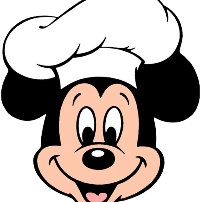 Mickey Chef (646x646), Png Download