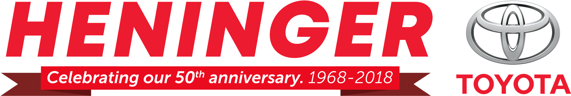 95 Cars, $54 - Toyota Heninger Logo (2018x550), Png Download