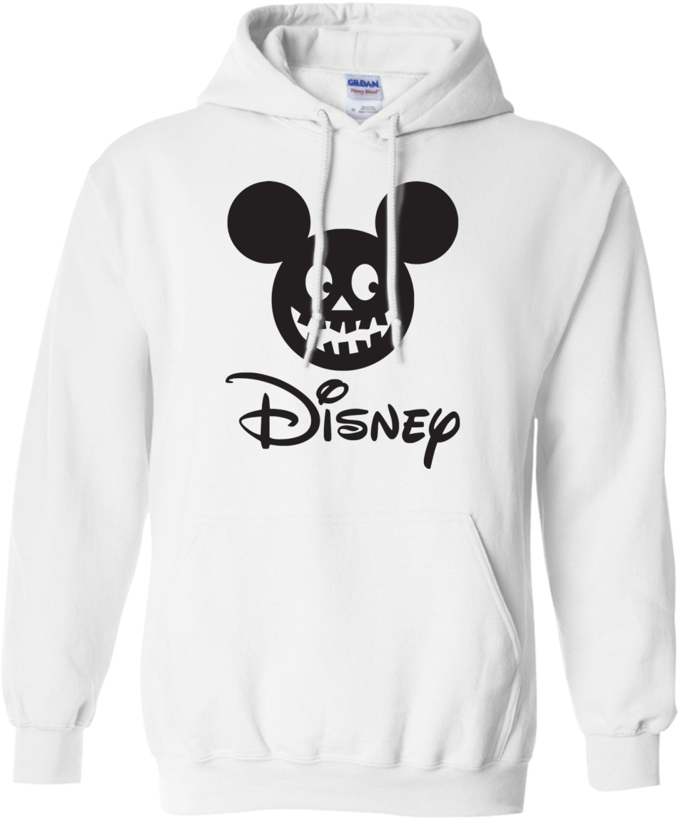 Scary Mickey Teeth Mouse Face Costume Idea For Halloween - White Rugrats Hoodie (1155x1155), Png Download