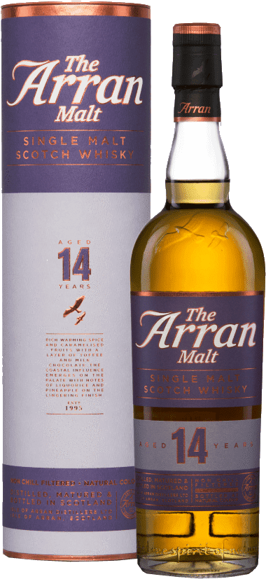Arran Super Alcoholic 70 Cl Whiskey Arran Island Malt - Single Malt Whisky (800x880), Png Download